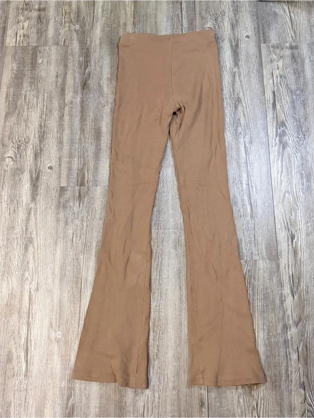 Zara Kids Camel Brown Flared Sweatpants
